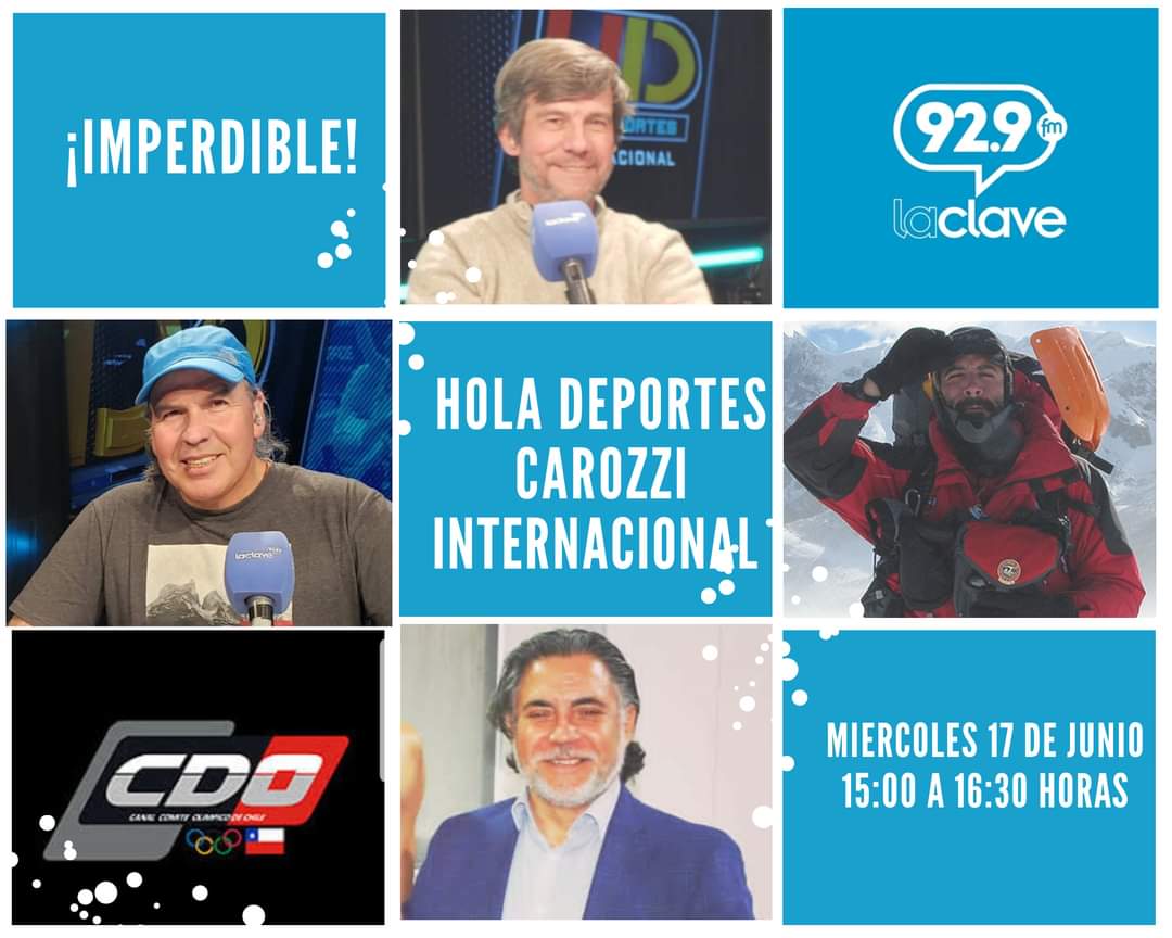 Revisa el programa Hola Deportes con invitados del montañismo chileno
