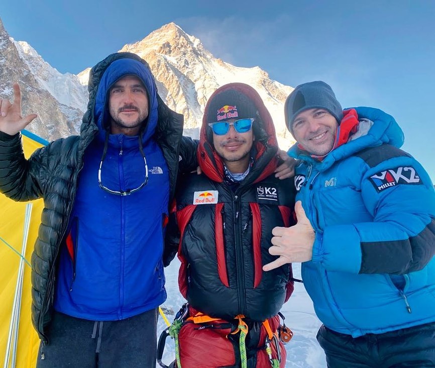 Este martes Juan Pablo Mohr y Sergi Mingote planean volver al Campo 2 del K2