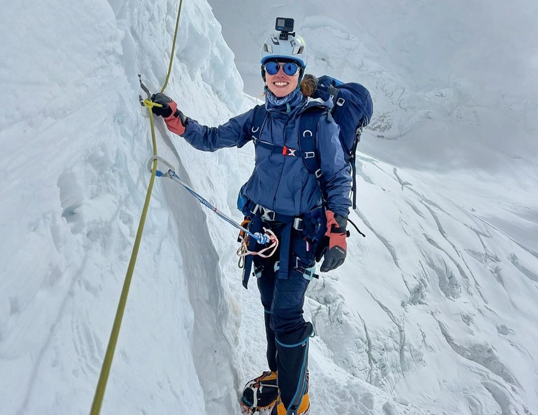 Paula Cofré debió culminar su intento al Lhotse